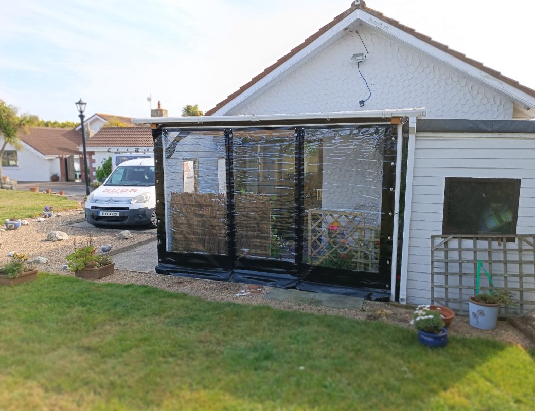 Wind / Rain Cover For Pergola