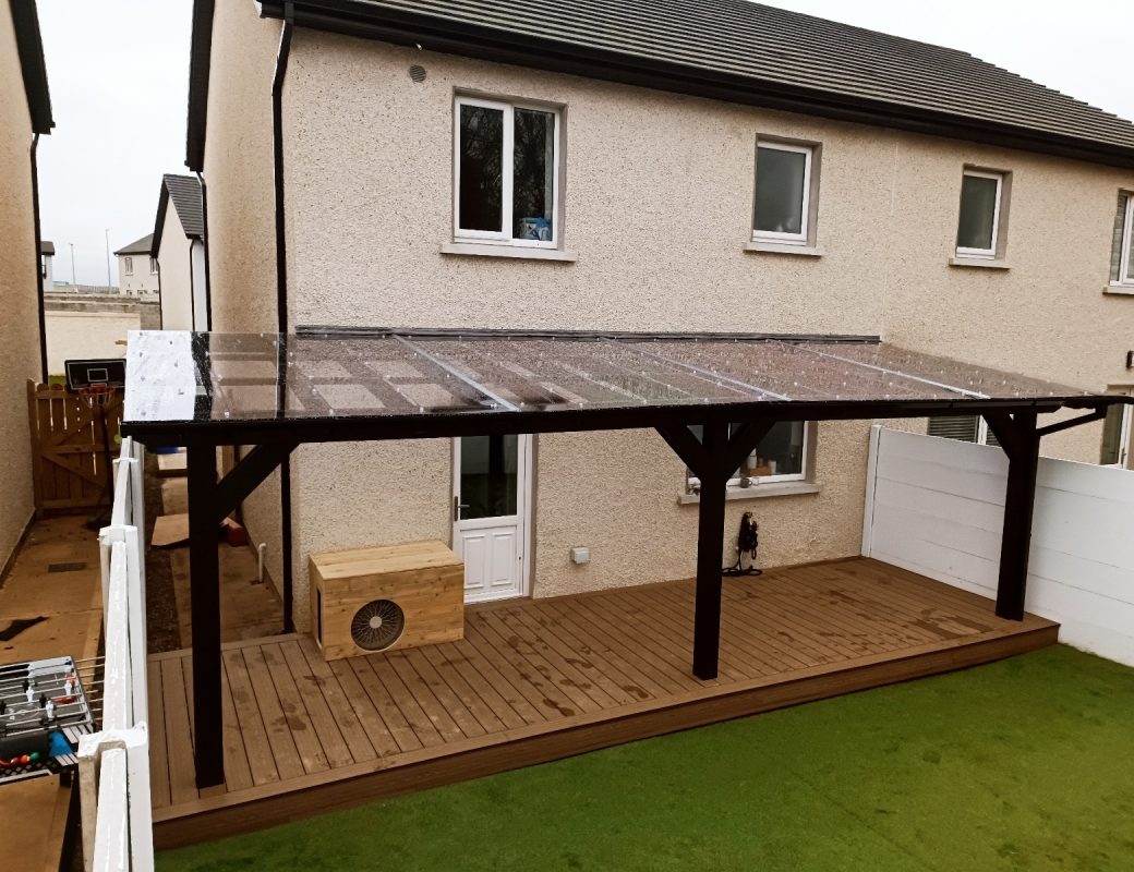 Wind -Rain Cover For Pergola