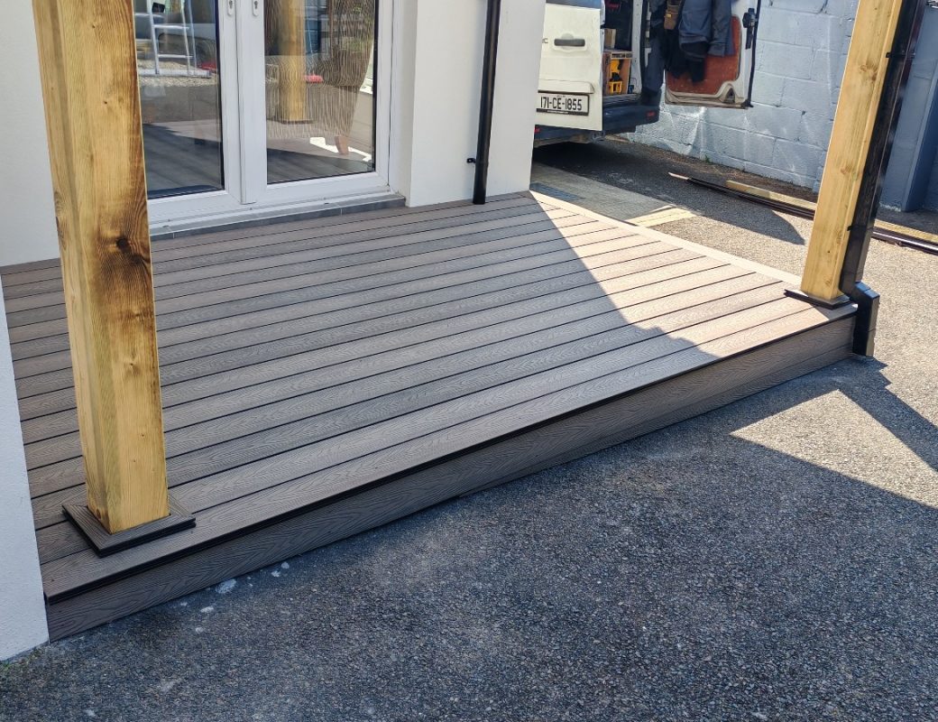 composite and wood -deck
